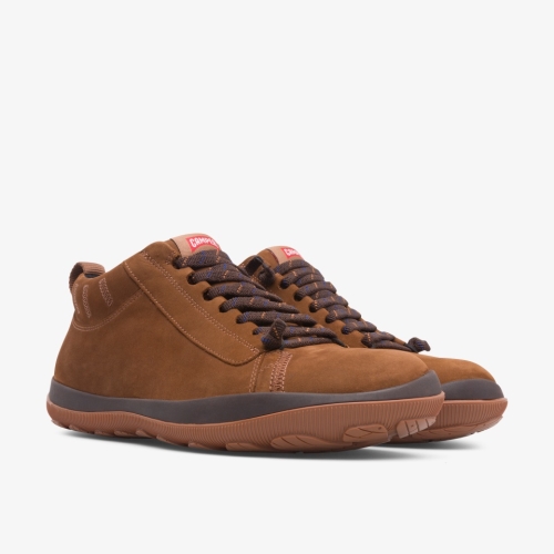 Camper Peu Pista Mens Casual Shoes US-82935 Brown Online Sale